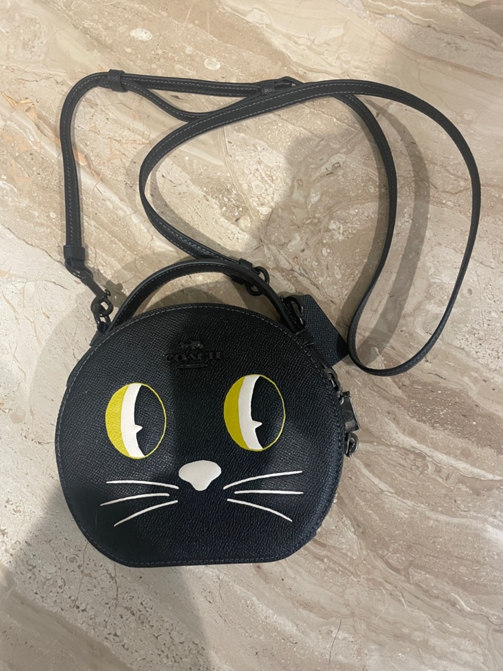 Coach cat cross body bag